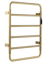 Полотенцесушитель электрический WONZON & WOGHAND WISMAR, Брашированное золото (WW-AL201-BG)