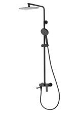 Душевая система WONZON & WOGHAND BRILLIANT, Черный матовый (WW-88047079-MB)