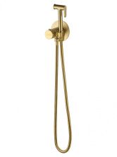 Смеситель с гигиеническим душем и термостатом встраиваемый WONZON & WOGHAND, Брашированное золото (WW-88829909-BG)