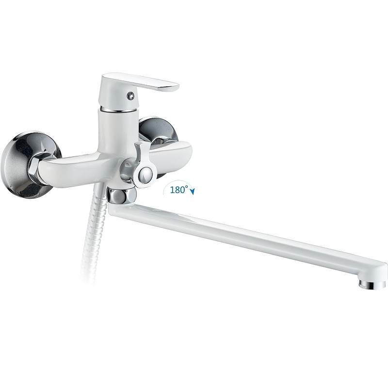 Приобрести haiba смеситель для ванны 230мм, белый hb-22804