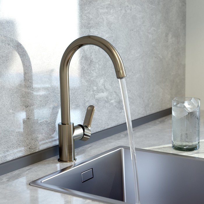 Приобрести iddis смеситель для кухни cuba 339,5мм, сатин cubbnfji05