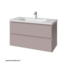 Caprigo Тумба с раковиной FORTE-Smalty 100 см, бежевая, эмаль