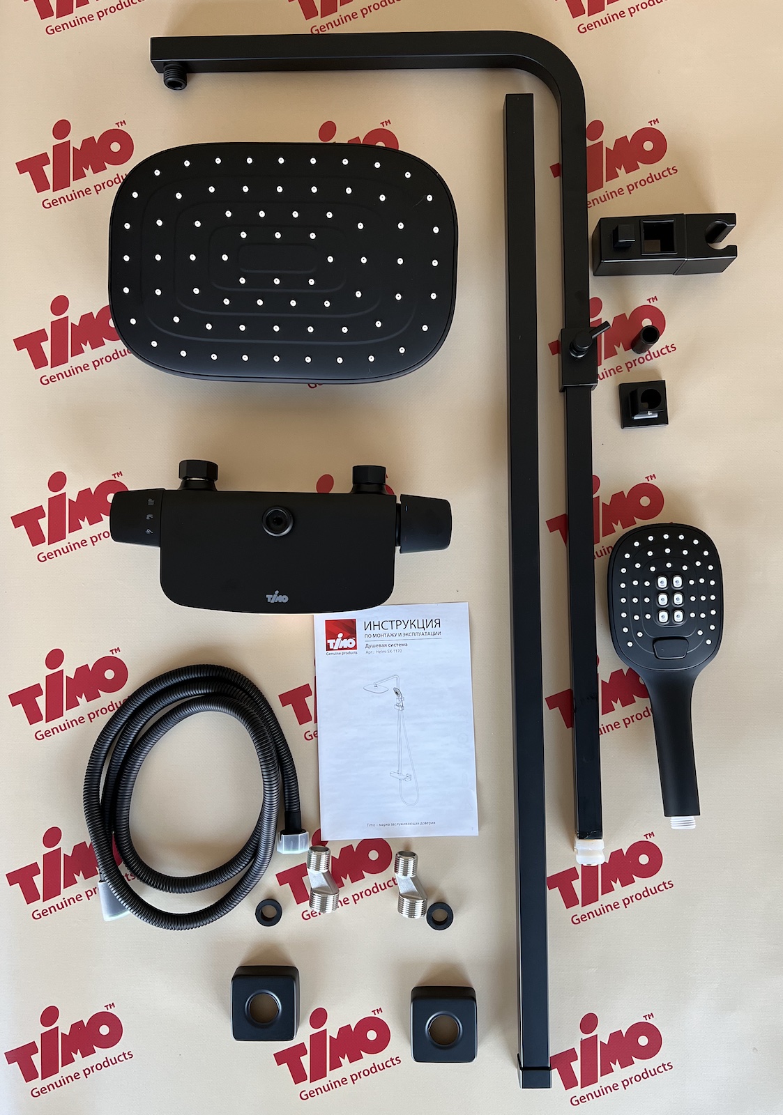 Приобрести душевая система timo helmi sx-1170/03 черный