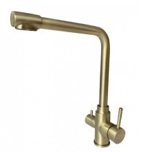 Смеситель для кухни ViEiR Kitchen 375 мм, с подключением к фильтру, бронза V15026(D)