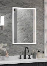 Continent Зеркало с подсветкой Frame White 60х80 см, белое