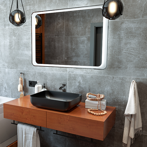 Приобрести mirsant раковина чаша shell-0619 black matt 51х40 см, черная матовая ут000067492