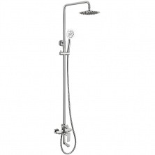 HAIBA Душевая система, круглая d-200мм, хром HB24807