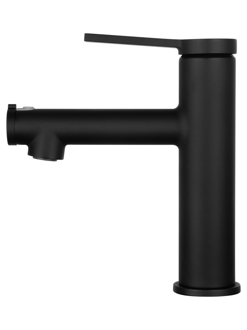 Приобрести смеситель для раковины с функцией полоскания wonzon & woghand, черный матовый (ww-h1017-mb)