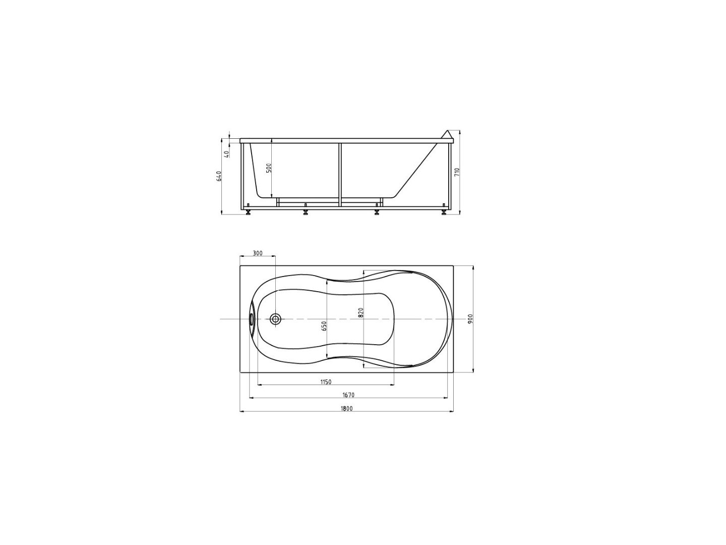 Приобрести акриловая ванна aquatek мартиника 180x90 см