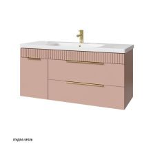 Caprigo Тумба с раковиной MONBAR 120 см, левая, пудра