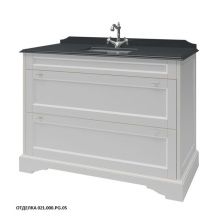 Caprigo Тумба с раковиной GREENWICH 120 см, белая, эмаль