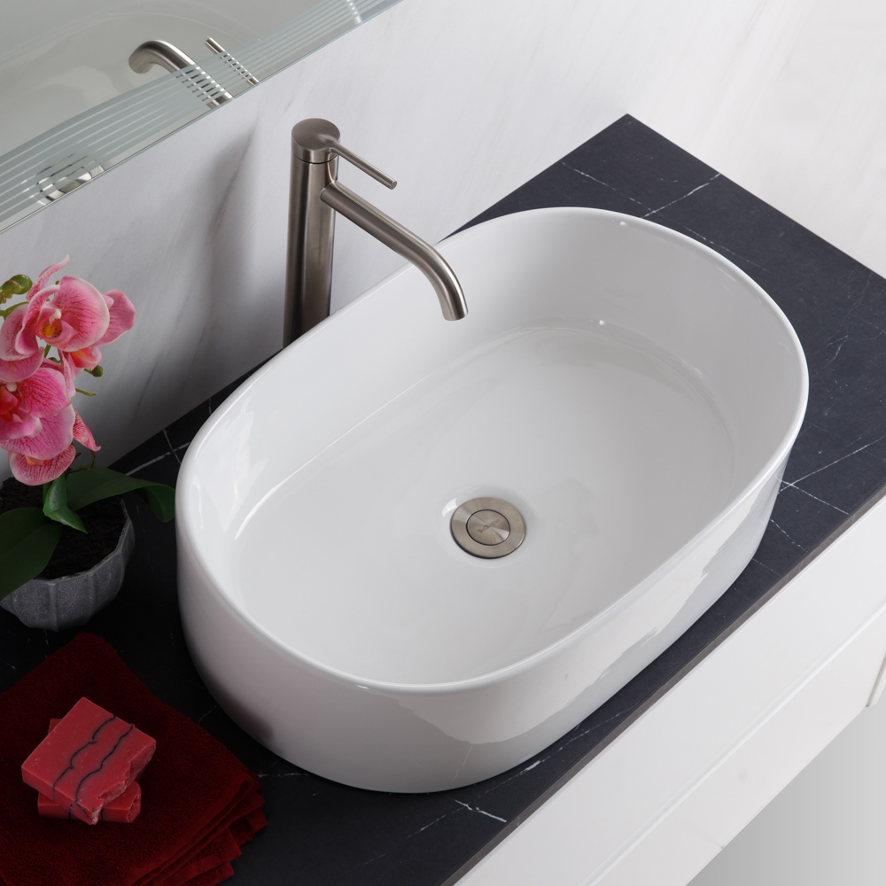 Приобрести belbagno накладная раковина 35х55 см, белая bb1048