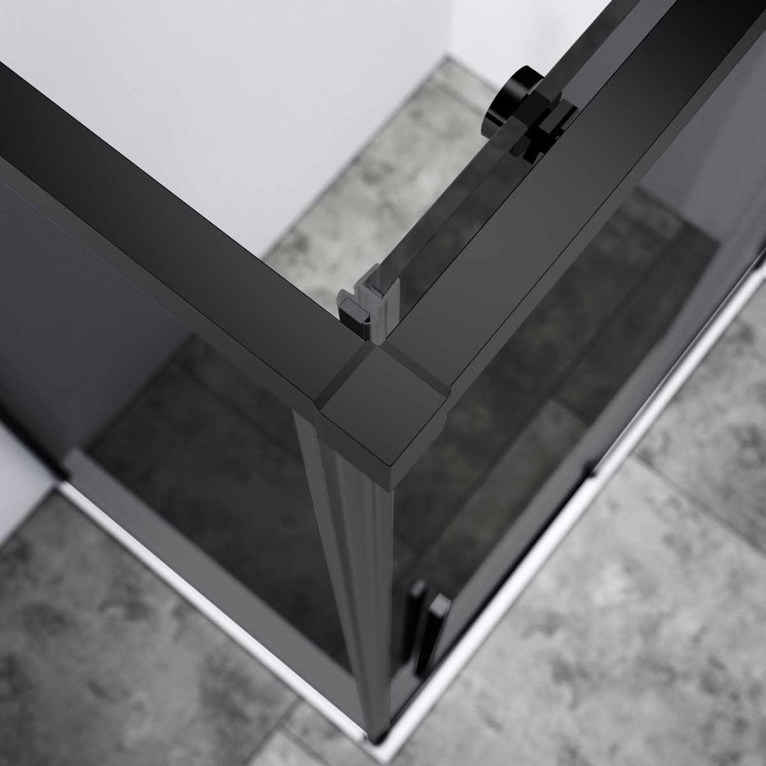 Приобрести vincea душевое ограждение slim-n 80х120 см, тонированное, черная vsr-4sn8012cgb