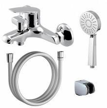 Azario Смеситель для ванны Tavira, с ручным душем, хром AZ-WKE238040C