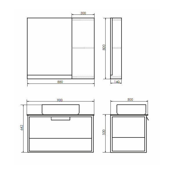 Приобрести сomforty зеркало-шкаф "кёльн-90", дуб темный