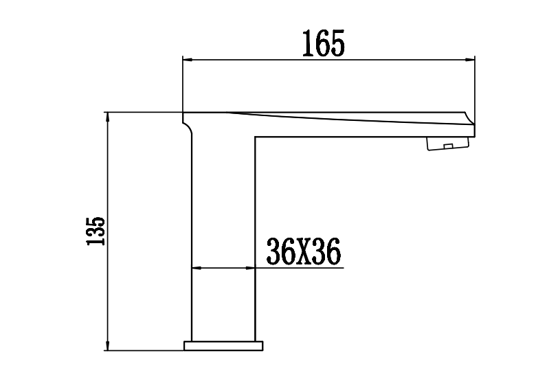 Приобрести savol смеситель для раковины, сенсорный,135мм, черный матовый s-gy8892h