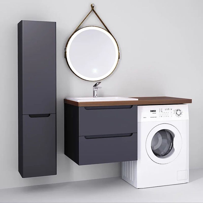 Приобрести jorno пенал подвесной wood 33 см, антрацит