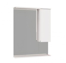 Mirsant Зеркало шкаф SOHO 80 см, белый, правый УТ000083892