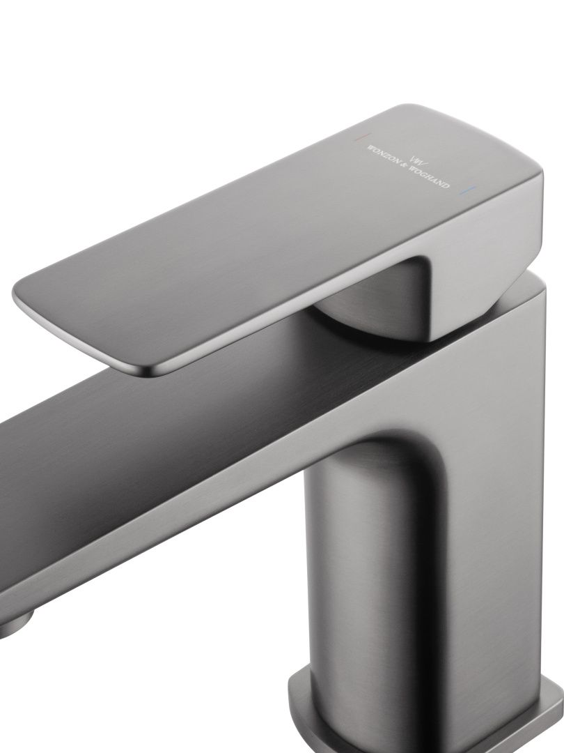 Приобрести смеситель для раковины wonzon & woghand edge, темный графит (ww-88139003-bgm)