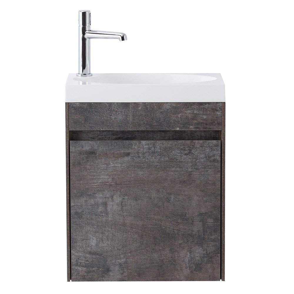 Приобрести belbagno тумба с раковиной pietra mini 46 см, подвесная с дверью 46-r stone, белая раковина