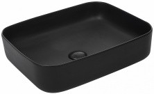 Azario Раковина накладная 50х39 см, черная матовая LT-2195-MB