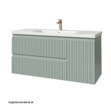 Caprigo Тумба с раковиной FORTE-Smalty TYPE 120 см, левая, зеленая, эмаль