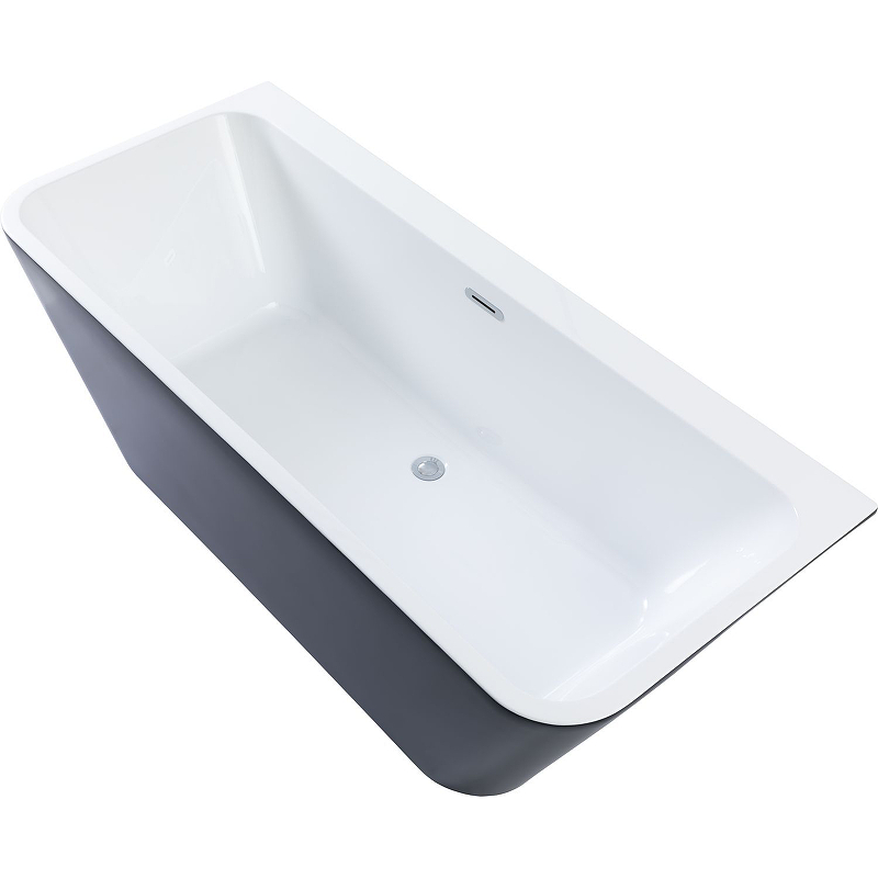 Приобрести aquanet акриловая ванна family perfect 170x75 см, черная 13775 matt finish