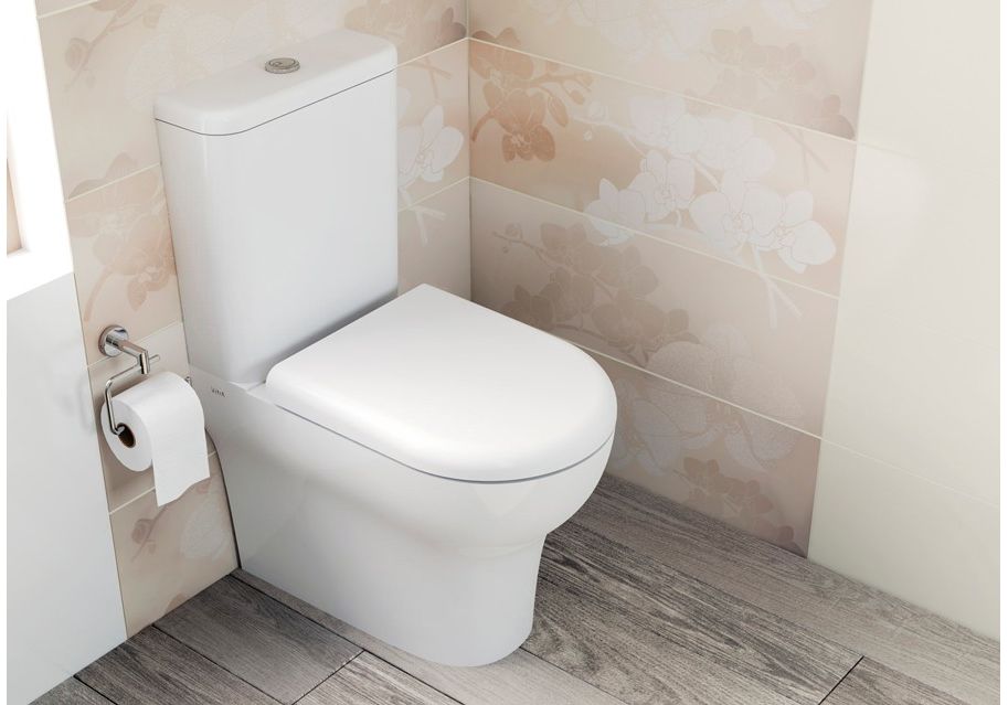 Приобрести унитаз приставной vitra zentrum 9012b003-7202 с крышкой микролифт