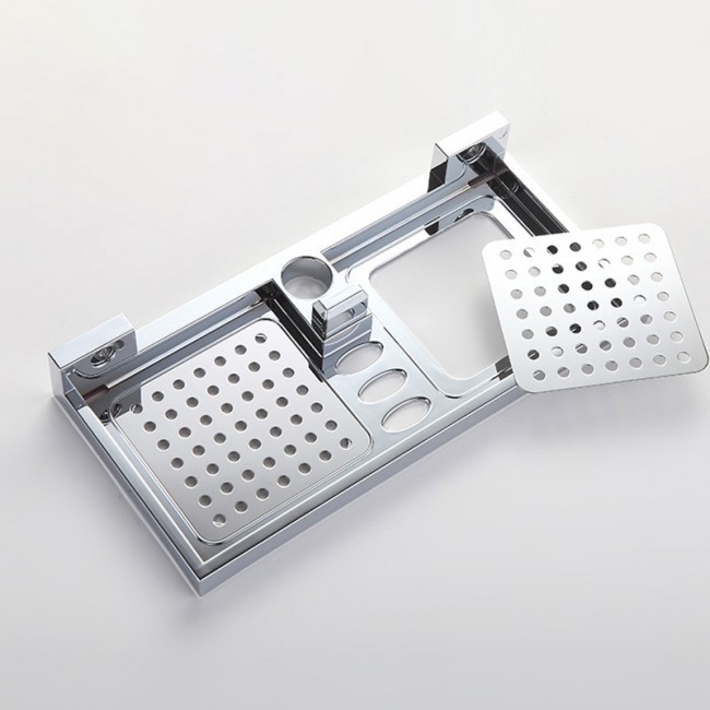 Приобрести gappo душевой гарнитур g8010 с полкой, хром 88616