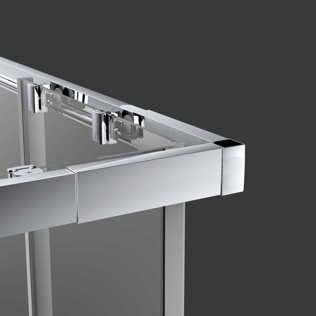 Приобрести vincea душевое ограждение rapid 90х100 см, текстурное, хром vss-3r90/10mt