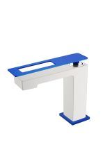 Boheme Смеситель для раковины Q, белый\синий 141-WUW