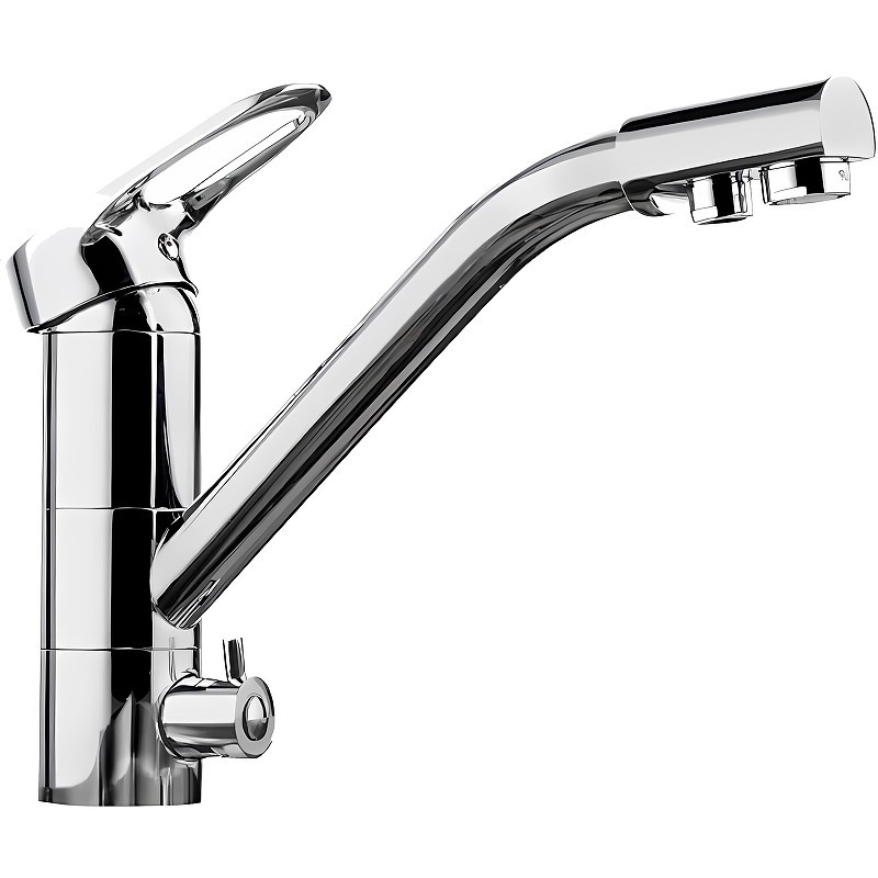 Приобрести haiba смеситель для кухни 266 мм, с фильтром, хром hb-4304