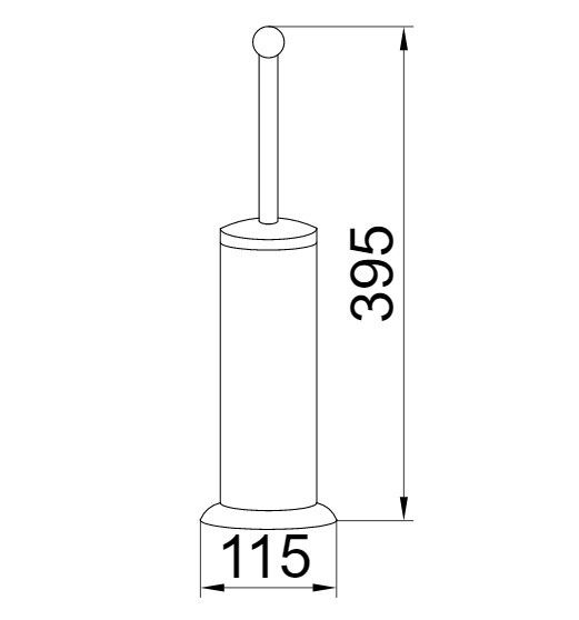 Приобрести boheme ершик для унитаза brillante, хром 10452