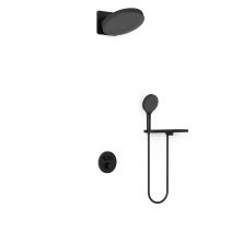 Vincea Встраиваемая душевая система Inspire, черная матовая VSFW-3I22MT3RMB