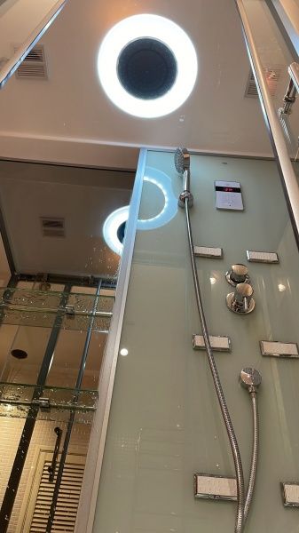 Приобрести frank душевая кабина f504-1, прямоугольная, пристенная