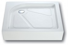 Поддон акриловый Azario Toronto 80x80 см, низкий, белый P18 R/L