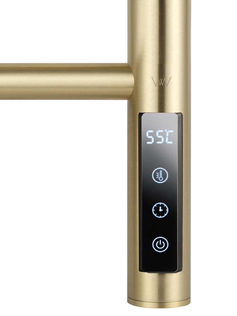 Приобрести полотенцесушитель электрический wonzon & woghand bonn, брашированное золото (ww-al4092-bg)
