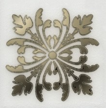 Декор настенный Kerama Marazzi Клемансо Ins. Белый 4.9x4.9