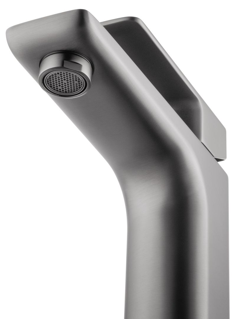 Приобрести смеситель для раковины wonzon & woghand edge, темный графит (ww-88139003-bgm)