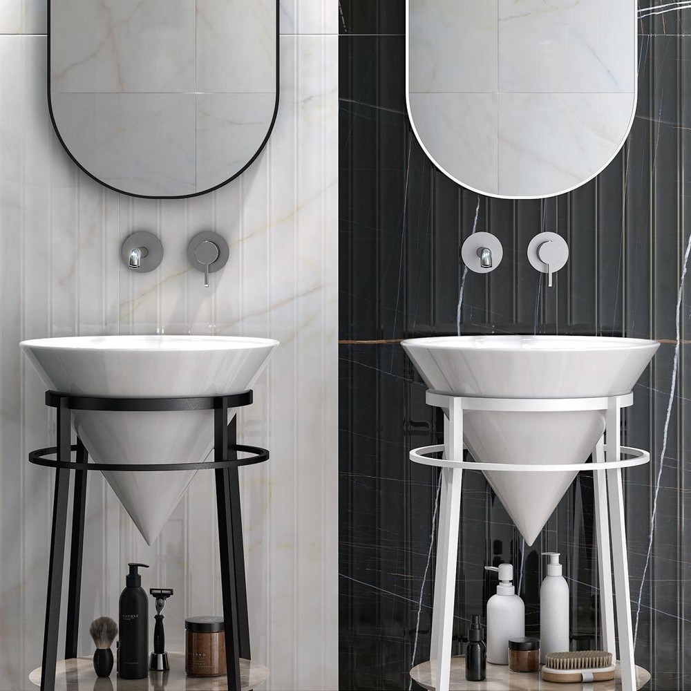 Приобрести kerama marazzi смеситель для раковины linea настенный, хром 71028ekm.21.018