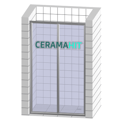 Приобрести дверь душевая sole vega 90 см хром/прозрачное