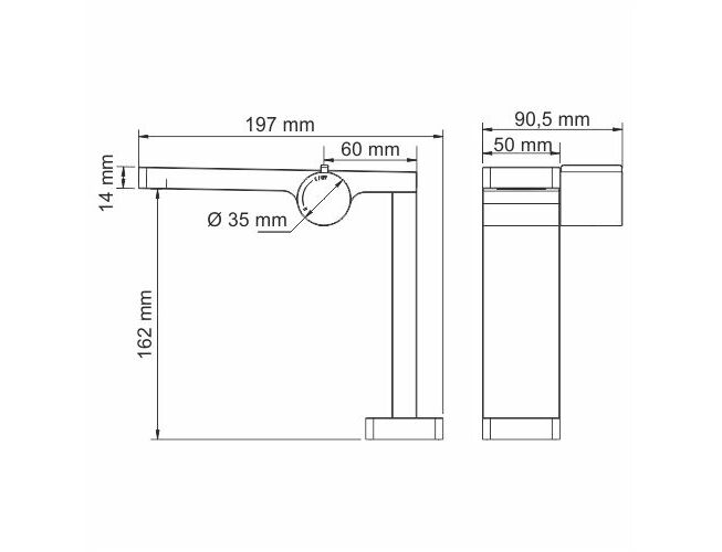 Приобрести wasserkraft смеситель для раковины alme 1510, хром