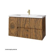 Caprigo Тумба с раковиной FORTE-Albero STRIPE 100 см, левая, палисандр, шпон