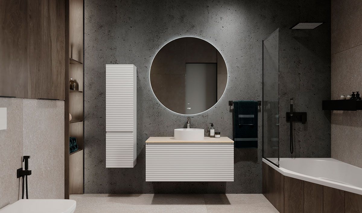 Приобрести jorno тумба подвесная cossety 100 см со столешницей, белая