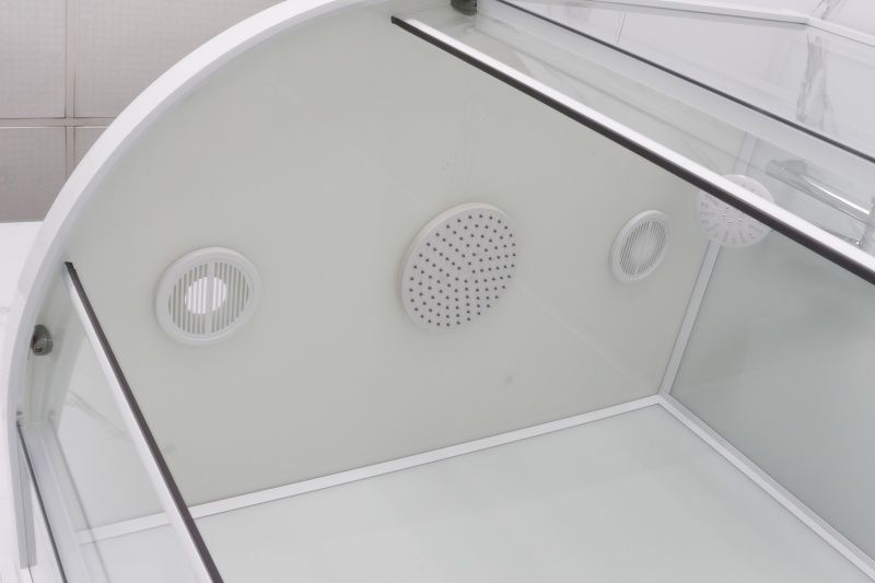 Приобрести frank душевая кабина f411r white, асимметричная, правосторонняя