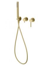 Смеситель для душевой системы встраиваемый WONZON & WOGHAND STICK, Брашированное золото (WW-838017-BG)