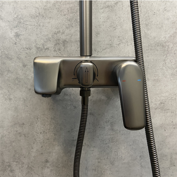 Приобрести comforty душевая стойка, ff074r-cgt, графит