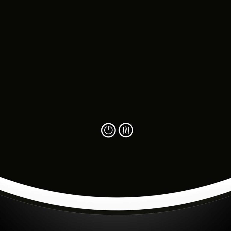 Приобрести vincea зеркало 80х80 см, с led подсветкой, сенсор, диммер, подогрев vlm-3de800-2