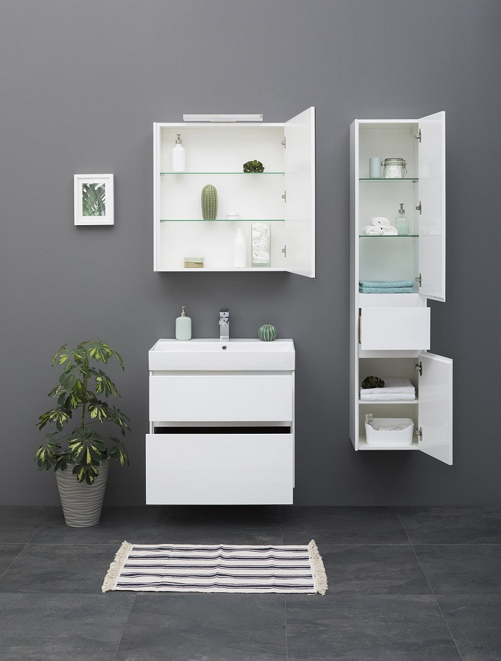 Приобрести aquanet пенал бруклин 35 см, белый