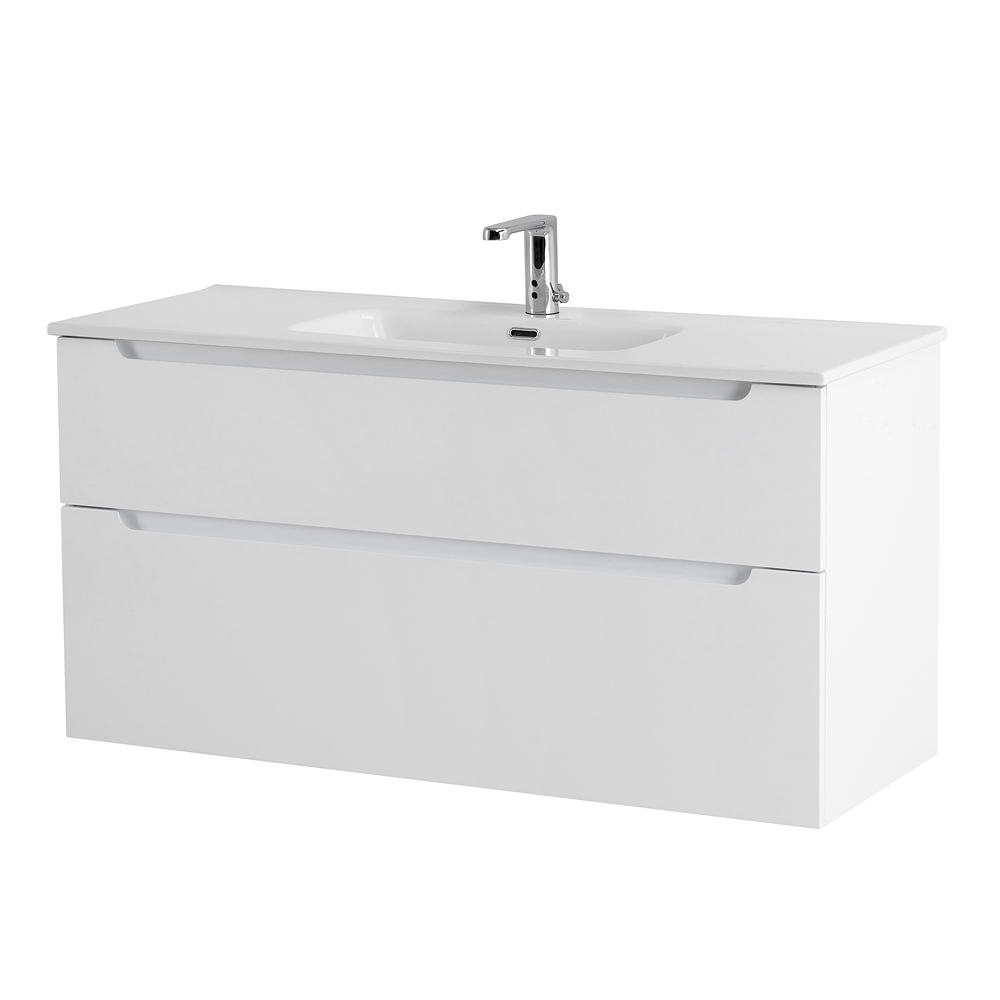 Приобрести belbagno тумба с раковиной etna-h60 120 см, подвесная b bianco lucido, белая раковина